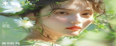 风间由美写真形象作品封面，自然光线下清新优雅，展示其独特个人审美与形象魅力